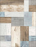 Knock on Wood Distressed wallpaper in multicolor color - pattern number 2922-25384 - by A Street Prints in the Trilogy collection