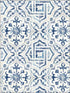 Sonoma Beach Tile fabric in blue color - pattern number 3120-12332 - by Chesapeake in the Sanibel collection