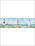 Eugene Lighthouse fabric in blue color - pattern number 3120-46071B - by Chesapeake in the Sanibel collection