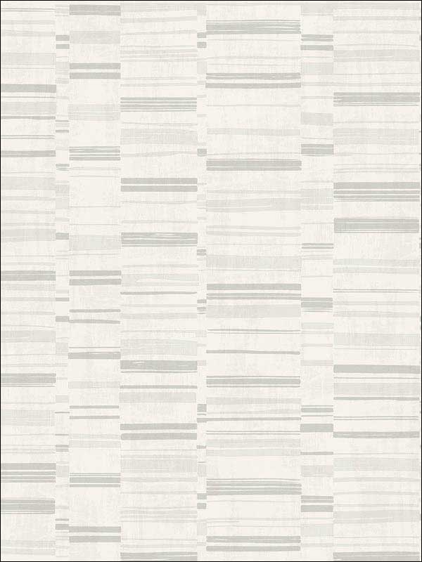 Fresnaye Linen Stripe wallpaper in light grey color - pattern number 2949-60806 - by A Street Prints in the Imprint collection