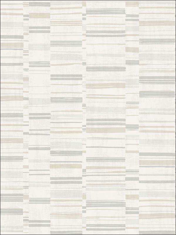 Fresnaye Linen Stripe wallpaper in neutral color - pattern number 2949-60807 - by A Street Prints in the Imprint collection