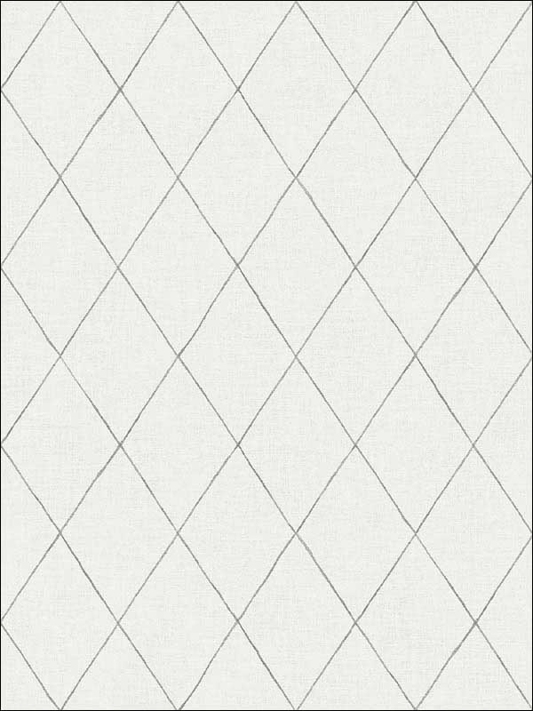 Rhombus Geometric wallpaper in grey color - pattern number 2948-27001 - by A Street Prints in the Spring collection