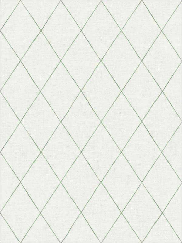 Rhombus Geometric wallpaper in green color - pattern number 2948-27003 - by A Street Prints in the Spring collection