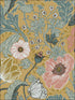 Anemone Floral fabric in mustard color - pattern number 2948-33002 - by A Street Prints in the Spring collection