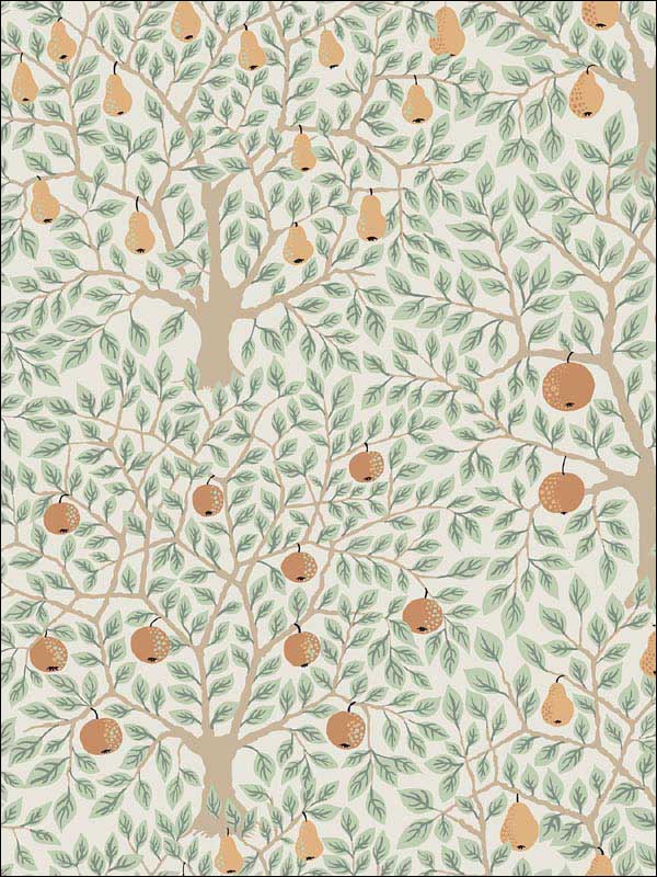 Pomona Fruit Tree wallpaper in multicolor color - pattern number 2948-33011 - by A Street Prints in the Spring collection