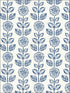 Dolly Folk Floral fabric in navy color - pattern number 2904-13512 - by Brewster in the Fresh Start Kitchen and Bath collection