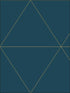 Twi Modern Geometric wallpaper in teal color - pattern number 2904-24228 - by Brewster in the Fresh Start Kitchen and Bath collection