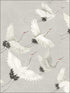 Windsong Bird wallpaper in grey color - pattern number 2904-24304 - by Brewster in the Fresh Start Kitchen and Bath collection
