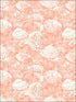 Surfside Shells wallpaper in coral color - pattern number 2904-25689 - by Brewster in the Fresh Start Kitchen and Bath collection