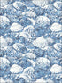Surfside Shells wallpaper in blue color - pattern number 2904-25691 - by Brewster in the Fresh Start Kitchen and Bath collection