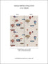 Macchine Volanti fabric in stone rouge blue color - pattern number 114/10020.CS.0 - by Cole and Son in the Fornasetti Senza Tempo collection
