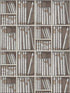 Ex Libris fabric in stone linen color - pattern number 114/15029.CS.0 - by Cole and Son in the Fornasetti Senza Tempo collection