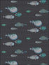 Acquario fabric in ink color - pattern number 114/16032.CS.0 - by Cole and Son in the Fornasetti Senza Tempo collection