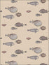 Acquario fabric in taupe color - pattern number 114/16033.CS.0 - by Cole and Son in the Fornasetti Senza Tempo collection