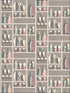 Cocktails fabric in pastel color - pattern number 114/23044.CS.0 - by Cole and Son in the Fornasetti Senza Tempo collection