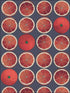 Arance wallpaper in blood orange ink color - pattern number 114/24046.CS.0 - by Cole and Son in the Fornasetti Senza Tempo collection