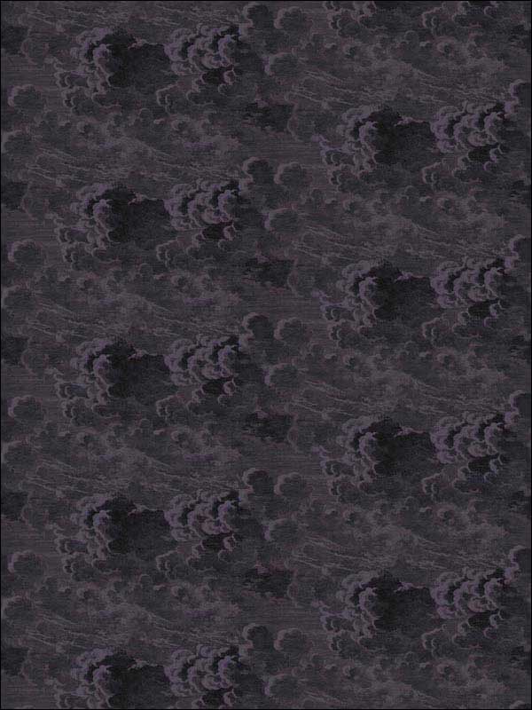 Nuvolette fabric in slate blue color - pattern number 114/28057.CS.0 - by Cole and Son in the Fornasetti Senza Tempo collection