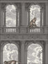 Procuratie Con Vista wallpaper in soot and snow color - pattern number 114/8016.CS.0 - by Cole and Son in the Fornasetti Senza Tempo collection