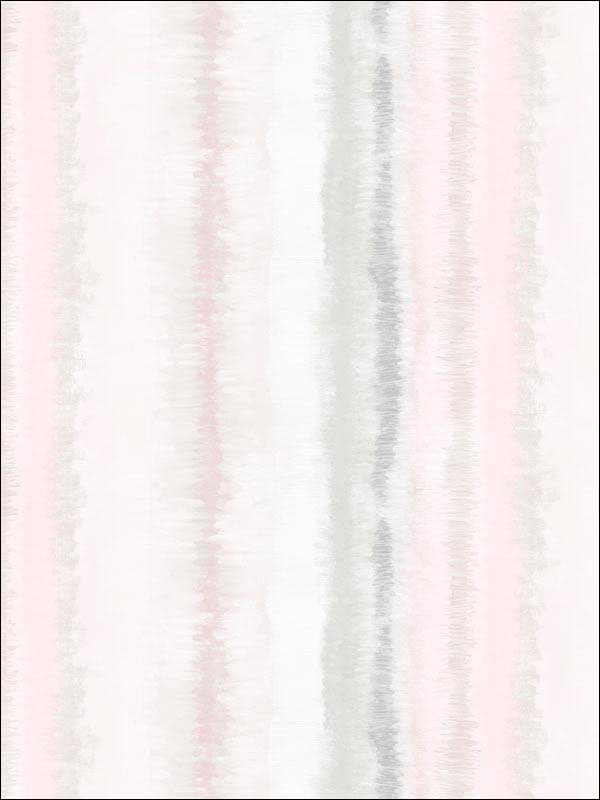 Frequency Stripe wallpaper in grey pink beige color - pattern number FW36809 - by Patton Norwall in the Fresh Watercolors collection