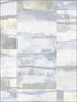 Aquarelle Tile wallpaper in blue cream grey color - pattern number FW36812 - by Patton Norwall in the Fresh Watercolors collection
