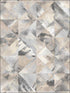 Mosaic wallpaper in beige black grey color - pattern number FW36822 - by Patton Norwall in the Fresh Watercolors collection