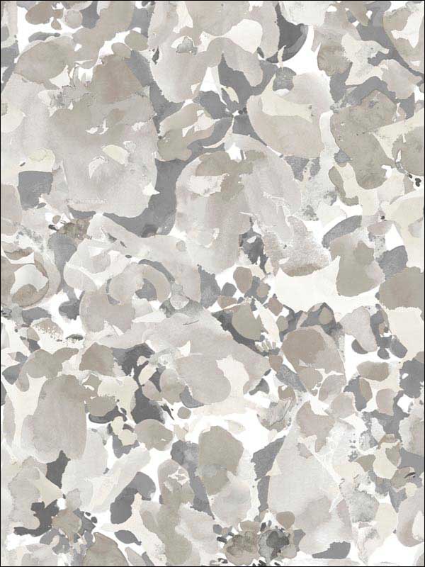 Bloom fabric in grey color - pattern number FW36824 - by Patton Norwall in the Fresh Watercolors collection