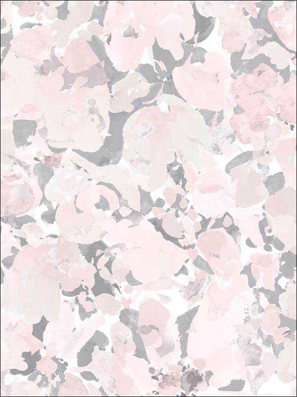 Bloom fabric in pink grey color - pattern number FW36826 - by Patton Norwall in the Fresh Watercolors collection