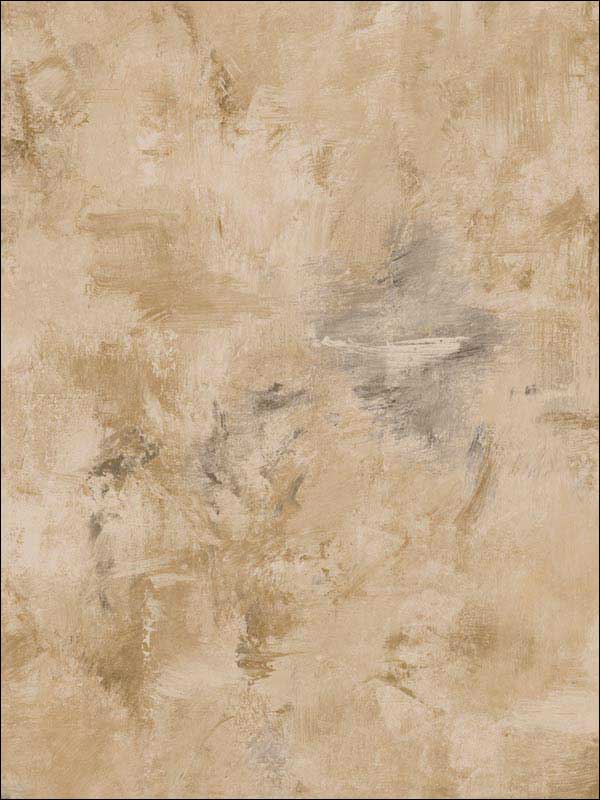 Confetti wallpaper in ochre brown color - pattern number FW36857 - by Patton Norwall in the Fresh Watercolors collection