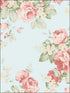 Grand Floral fabric in blue pink red green color - pattern number AB27615 - by Patton Norwall in the Flourish collection