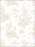 Toile fabric in brown color - pattern number AB27655 - by Patton Norwall in the Flourish collection