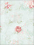 Morning Dew fabric in green pink color - pattern number AB42417 - by Patton Norwall in the Flourish collection