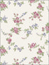 Chic Rose fabric in plum burgundy rose grey blue color - pattern number AF37707 - by Patton Norwall in the Flourish collection