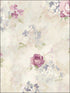 Morning Dew fabric in plum lilac cream color - pattern number AF37710 - by Patton Norwall in the Flourish collection