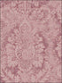 Valentine Damask fabric in plum burgundy color - pattern number AF37712 - by Patton Norwall in the Flourish collection