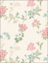 Fern Floral fabric in pink green blue color - pattern number AF37734 - by Patton Norwall in the Flourish collection