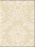 Damask fabric in cream color - pattern number SB37908 - by Patton Norwall in the Simply Silks 4 collection