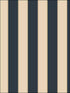 Formal Stripe fabric in navy blue and cream color - pattern number SB37915 - by Patton Norwall in the Simply Silks 4 collection