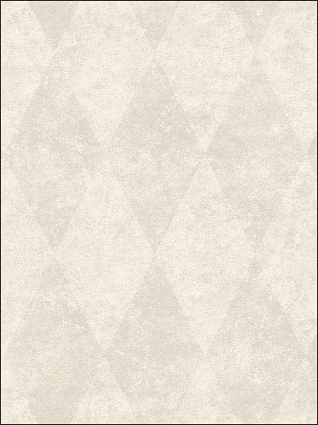 Rhombus wallpaper in taupe color - pattern number SB37924 - by Patton Norwall in the Simply Silks 4 collection