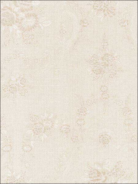 Damask In Register Emboss wallpaper in beige color - pattern number SL27508 - by Patton Norwall in the Simply Silks 4 collection