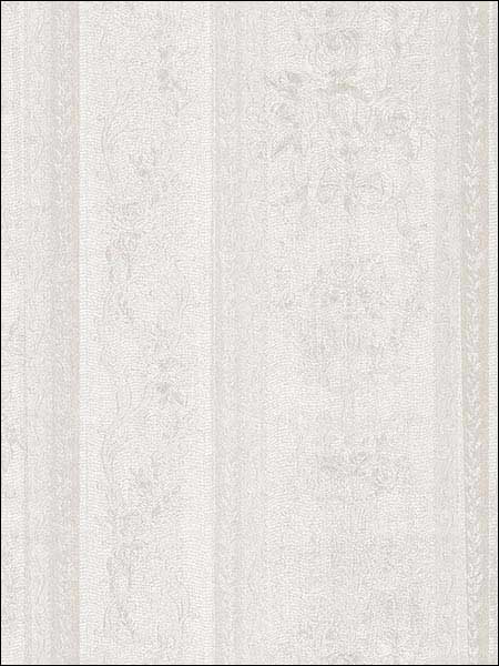 In Register Stripe Emboss wallpaper in pearl white color - pattern number SM30310 - by Patton Norwall in the Simply Silks 4 collection