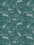 Fable fabric in emerald color - pattern number RI5104 - by Rifle Paper Co in the Rifle Paper Co collection