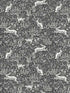 Fable fabric in black and white color - pattern number RI5105 - by Rifle Paper Co in the Rifle Paper Co collection