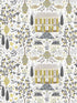 Camont wallpaper in linen and gold color - pattern number RI5107 - by Rifle Paper Co in the Rifle Paper Co collection