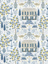Camont wallpaper in indigo color - pattern number RI5108 - by Rifle Paper Co in the Rifle Paper Co collection