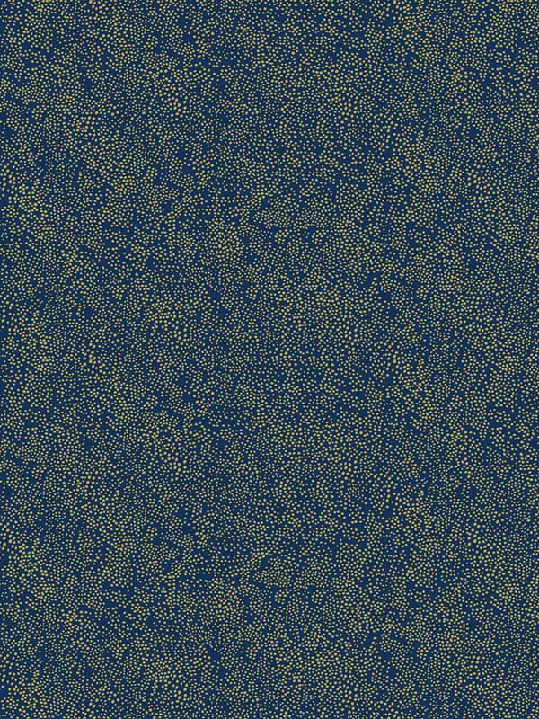 Champagne Dots wallpaper in gold and navy color - pattern number RI5113 - by Rifle Paper Co in the Rifle Paper Co collection