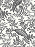 Canopy wallpaper in black and white color - pattern number RI5136 - by Rifle Paper Co in the Rifle Paper Co collection