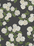 Hydrangea fabric in black and white color - pattern number RI5146 - by Rifle Paper Co in the Rifle Paper Co collection