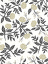 Peonies wallpaper in white and black color - pattern number RI5150 - by Rifle Paper Co in the Rifle Paper Co collection