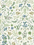 Wildwood fabric in blue and green color - pattern number RI5155 - by Rifle Paper Co in the Rifle Paper Co collection