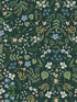 Wildwood fabric in hunter green color - pattern number RI5156 - by Rifle Paper Co in the Rifle Paper Co collection